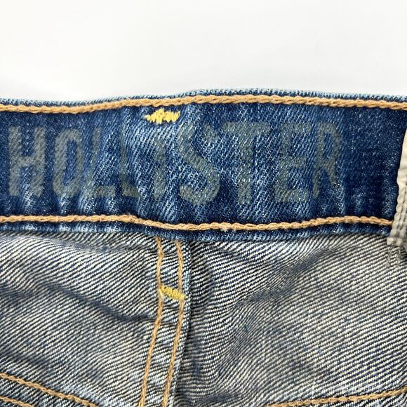 Hollister Button Fly Lightly Distressed Jeans Size 28"x30" - Picture 7 of 10